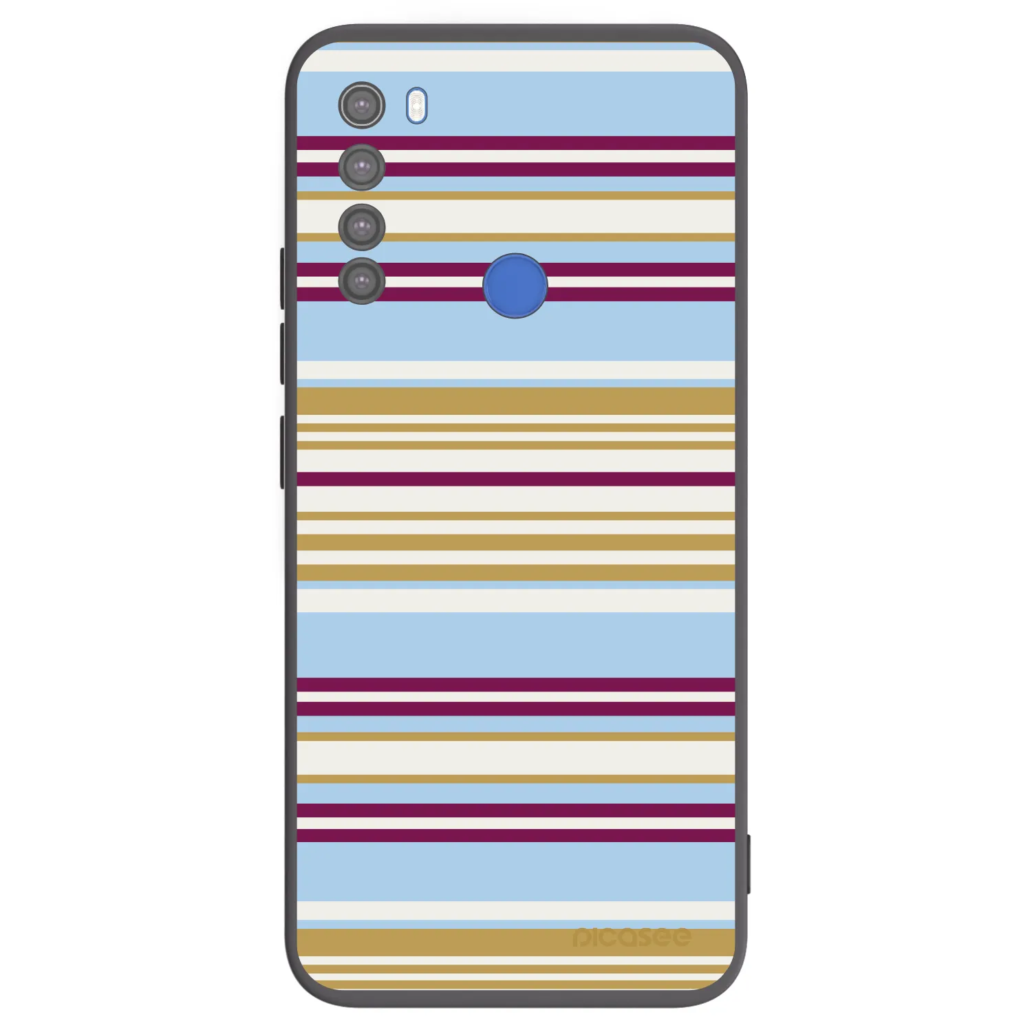 Picasee silikonowe czarne etui na Xiaomi Redmi Note 8T - Souvenir