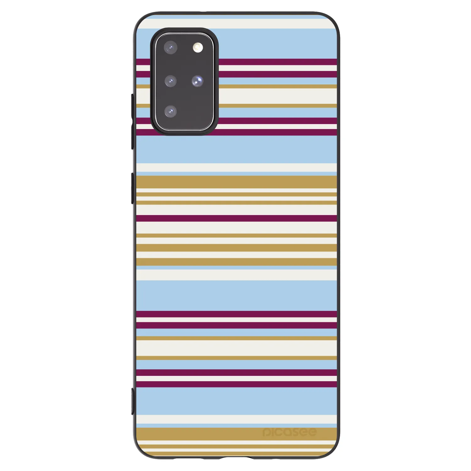 Picasee silikonowe czarne etui na Samsung Galaxy S20+ G985F - Souvenir