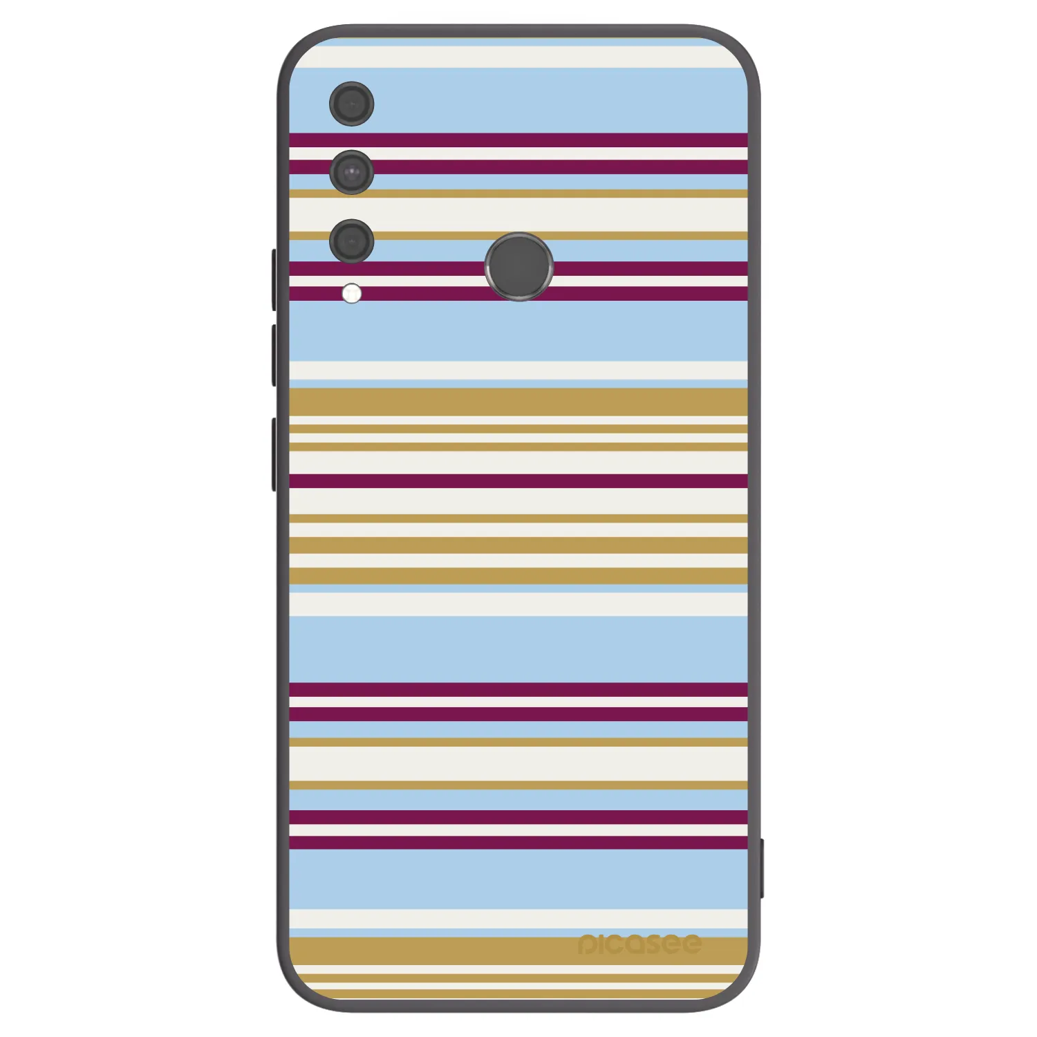 Picasee silikonowe czarne etui na Huawei P40 Lite E - Souvenir