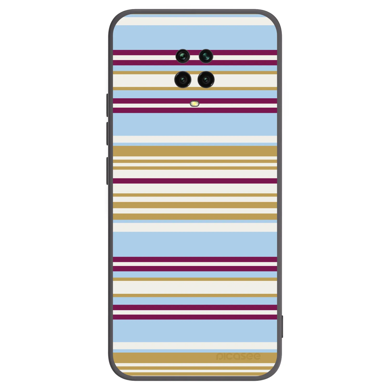 Picasee silikonowe czarne etui na Xiaomi Redmi Note 9 Pro - Souvenir