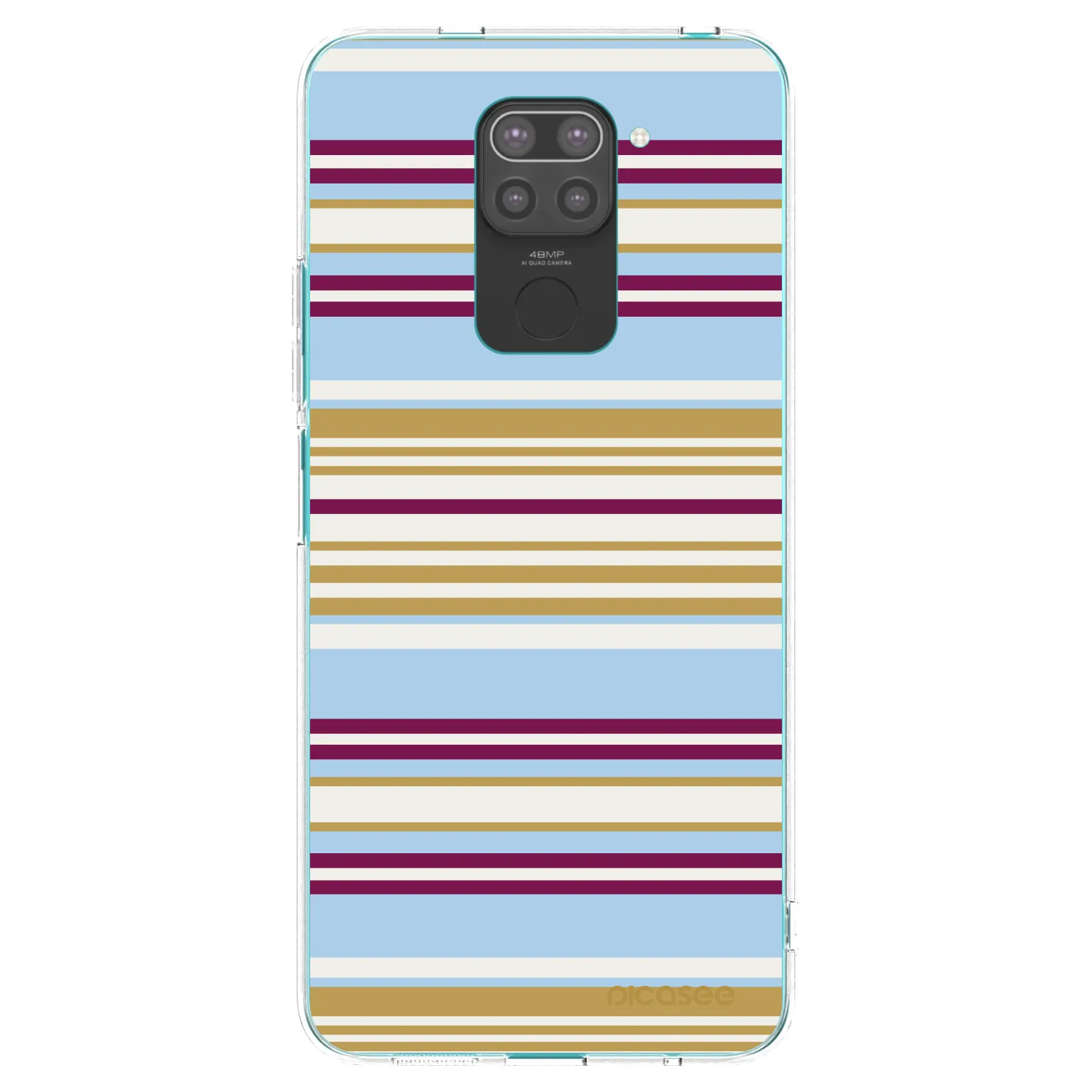 Picasee silikonowe czarne etui na Xiaomi Redmi Note 9 - Souvenir