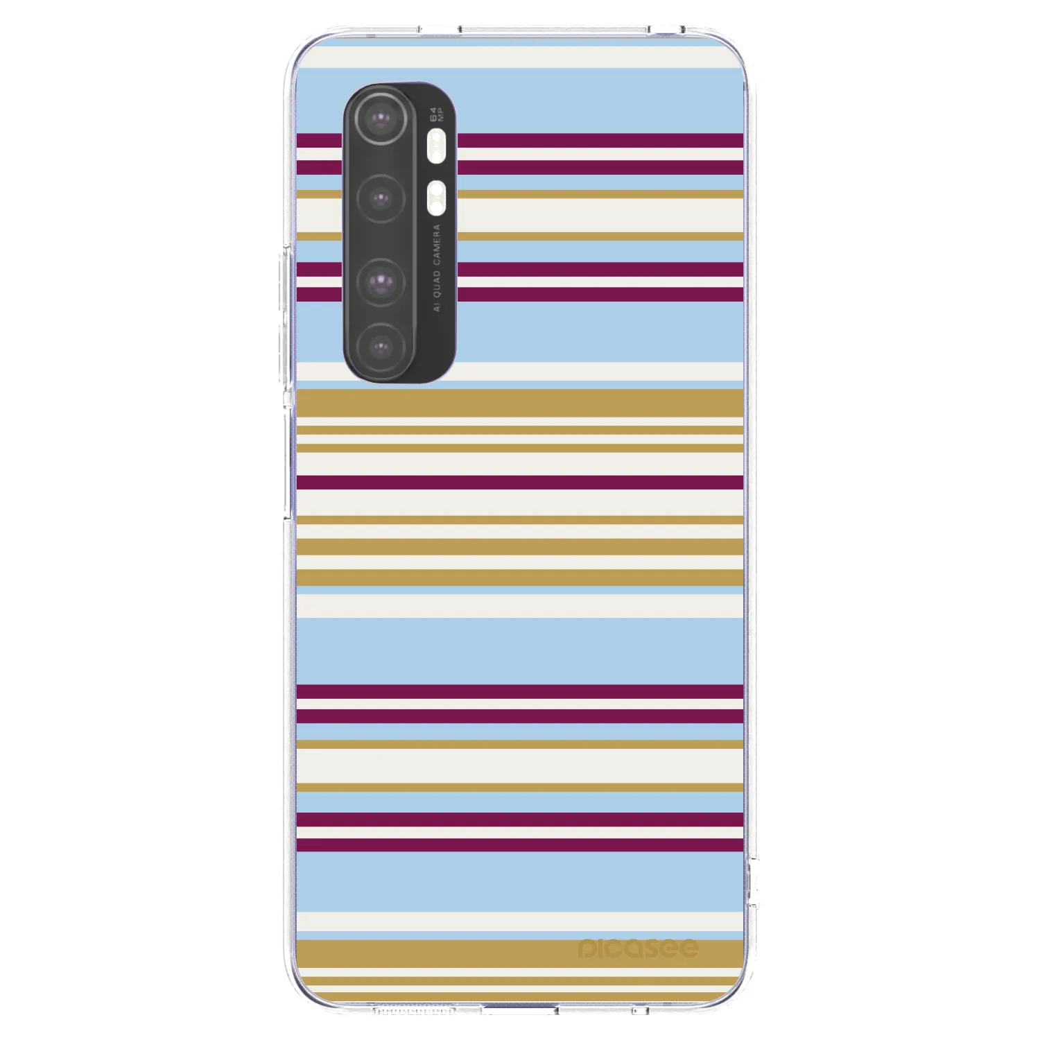 Picasee silikonowe przeźroczyste etui na Xiaomi Mi Note 10 Lite - Souvenir