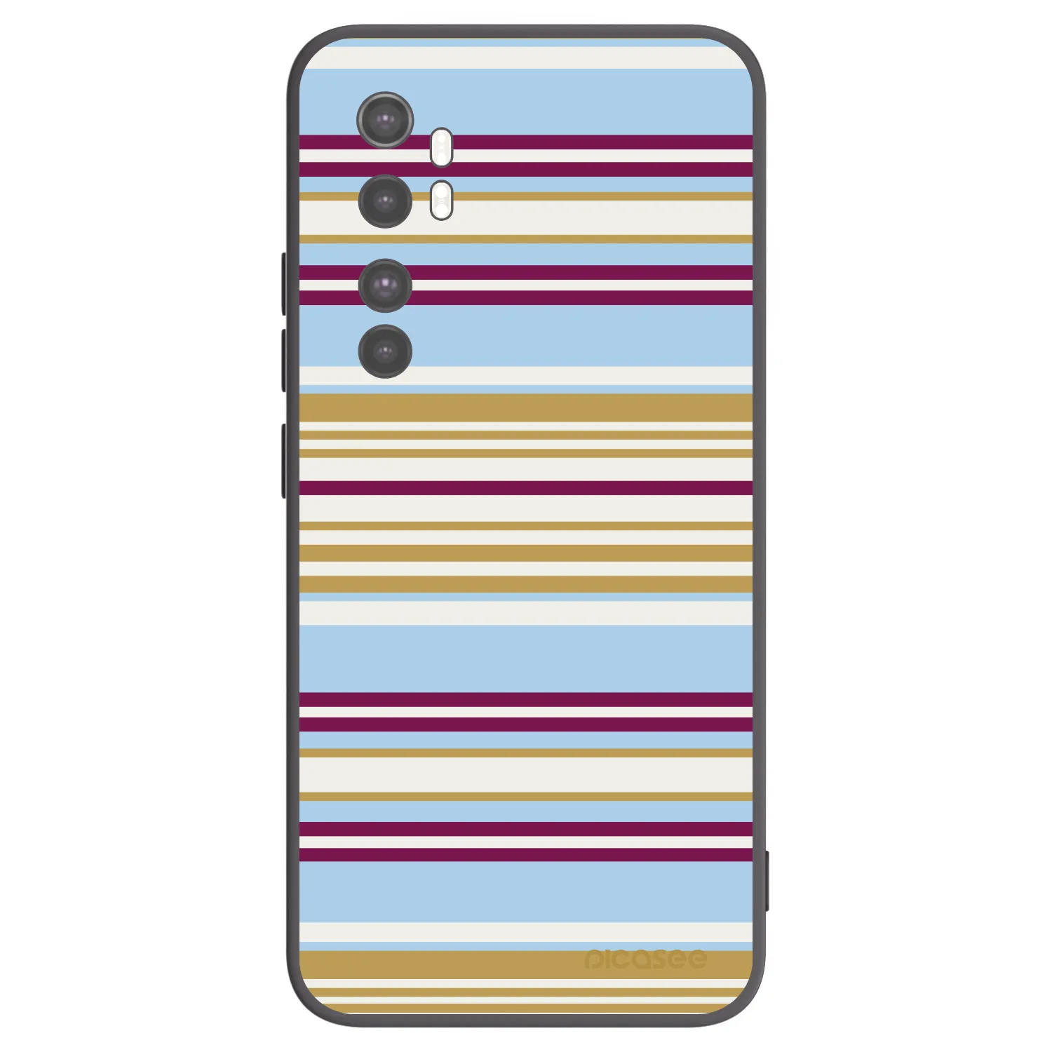 Picasee silikonowe czarne etui na Xiaomi Mi Note 10 Lite - Souvenir