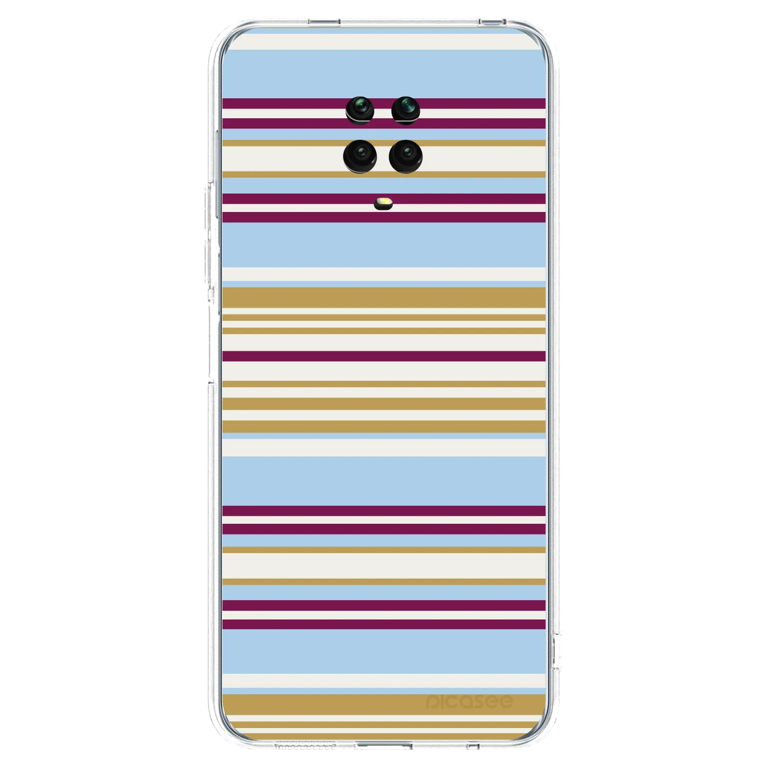 Picasee silikonowe przeźroczyste etui na Xiaomi Redmi Note 9S - Souvenir