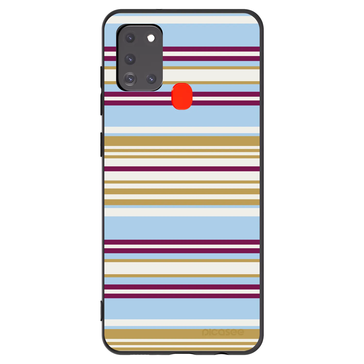 Picasee silikonowe czarne etui na Samsung Galaxy A21s - Souvenir