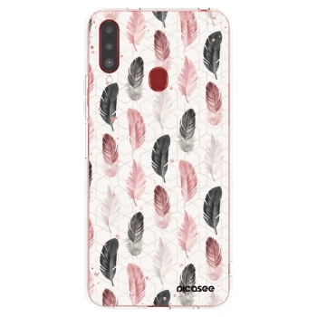 Picasee silikonowe przeźroczyste etui na Samsung Galaxy A20s - Feder 2
