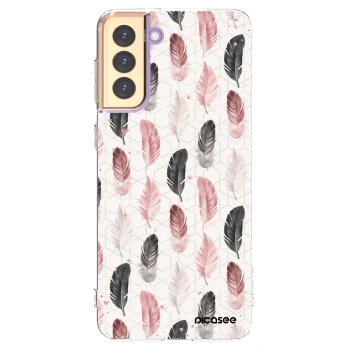 Picasee silikonowe przeźroczyste etui na Samsung Galaxy S21+ 5G G996F - Feder 2