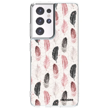 Picasee silikonowe przeźroczyste etui na Samsung Galaxy S21 Ultra 5G G998B - Feder 2