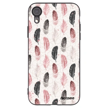 Picasee silikonowe czarne etui na Apple iPhone XR - Feder 2