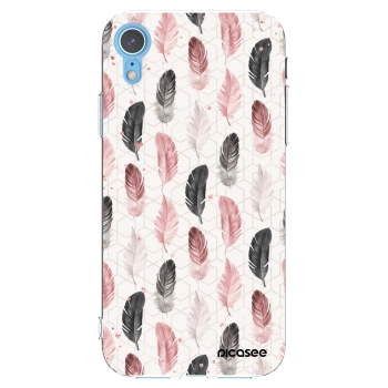 Picasee silikonowe przeźroczyste etui na Apple iPhone XR - Feder 2