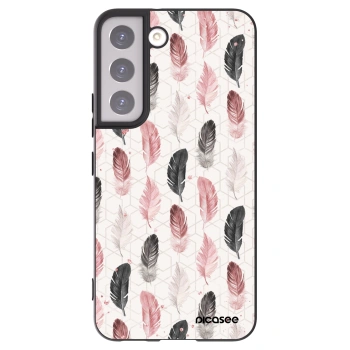 Picasee silikonowe czarne etui na Samsung Galaxy S22 5G - Feder 2