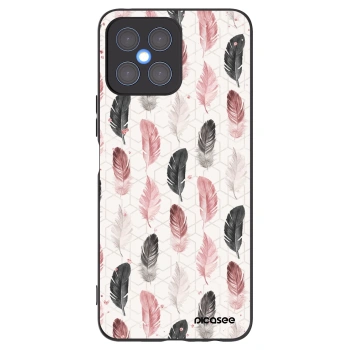 Picasee silikonowe czarne etui na Honor X8 4G - Feder 2
