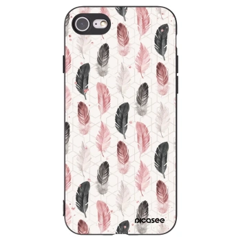 Picasee silikonowe czarne etui na Apple iPhone 7 - Feder 2