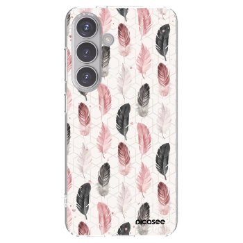 Picasee silikonowe przeźroczyste etui na Samsung Galaxy S24 S921B 5G - Feder 2