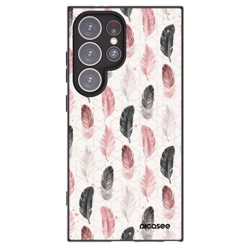 Picasee silikonowe czarne etui na Samsung Galaxy S24 Ultra S928B 5G - Feder 2