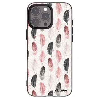 Picasee silikonowe czarne etui na Apple iPhone 16 Pro Max - Feder 2