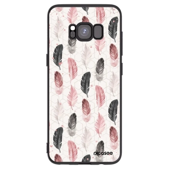 Picasee silikonowe czarne etui na Samsung Galaxy S8 G950F - Feder 2