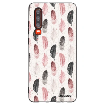 Picasee silikonowe czarne etui na Huawei P30 - Feder 2