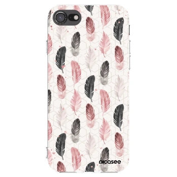 Picasee silikonowe przeźroczyste etui na Apple iPhone 8 - Feder 2