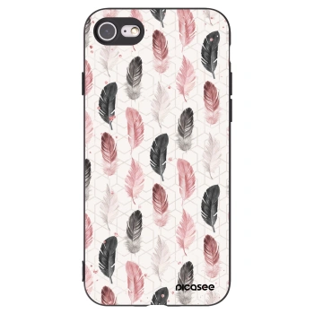 Picasee silikonowe czarne etui na Apple iPhone SE 2020 - Feder 2