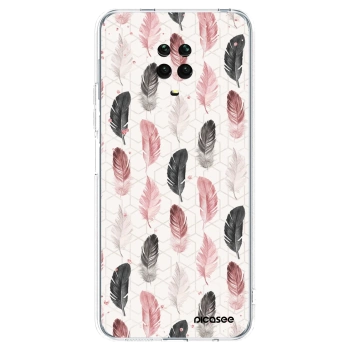 Picasee silikonowe przeźroczyste etui na Xiaomi Redmi Note 9S - Feder 2