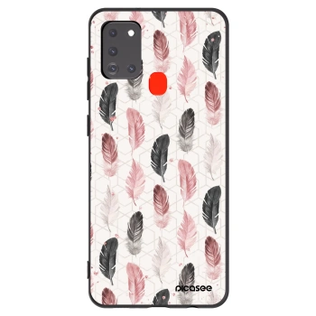 Picasee silikonowe czarne etui na Samsung Galaxy A21s - Feder 2