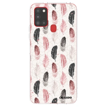 Picasee silikonowe przeźroczyste etui na Samsung Galaxy A21s - Feder 2