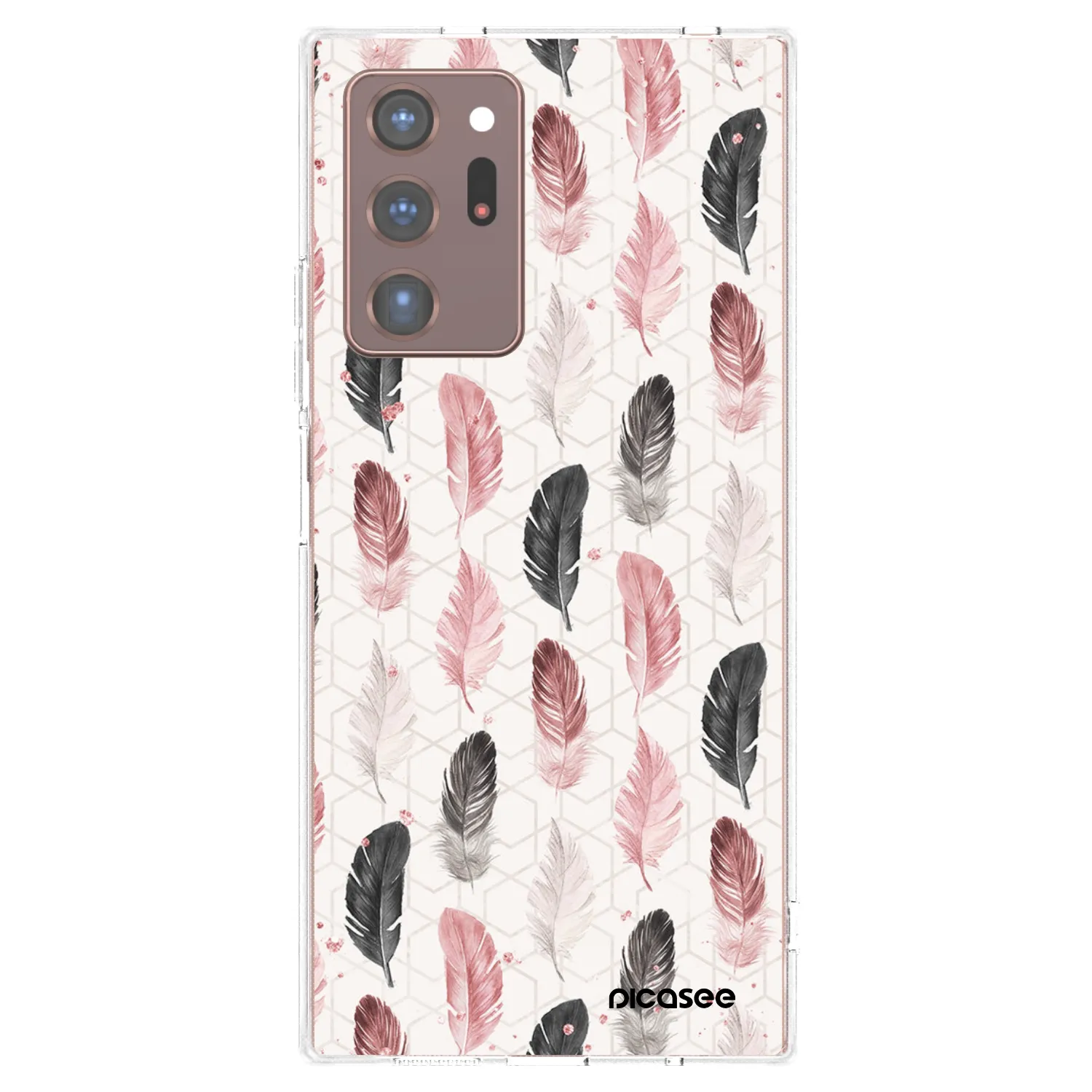 Picasee silikonowe przeźroczyste etui na Samsung Galaxy Note 20 Ultra - Feder 2