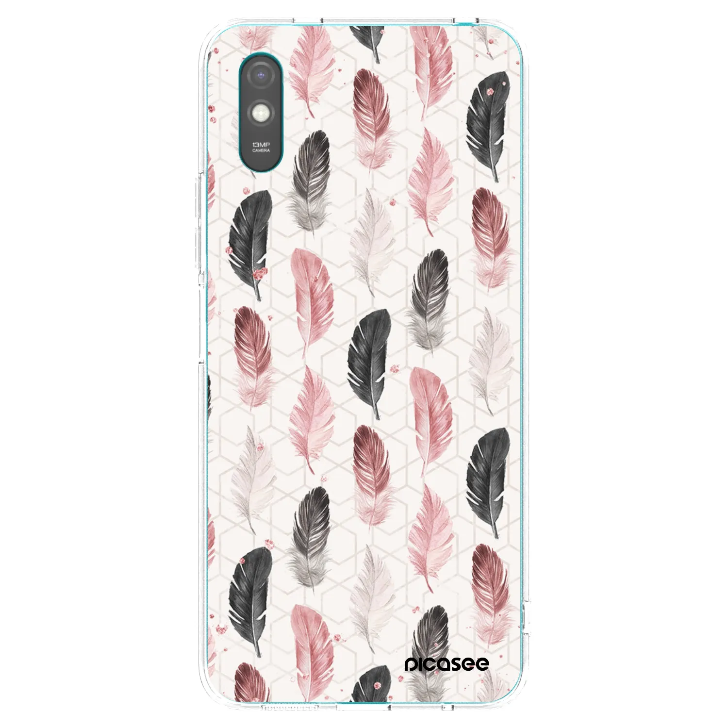 Picasee silikonowe przeźroczyste etui na Xiaomi Redmi 9A - Feder 2
