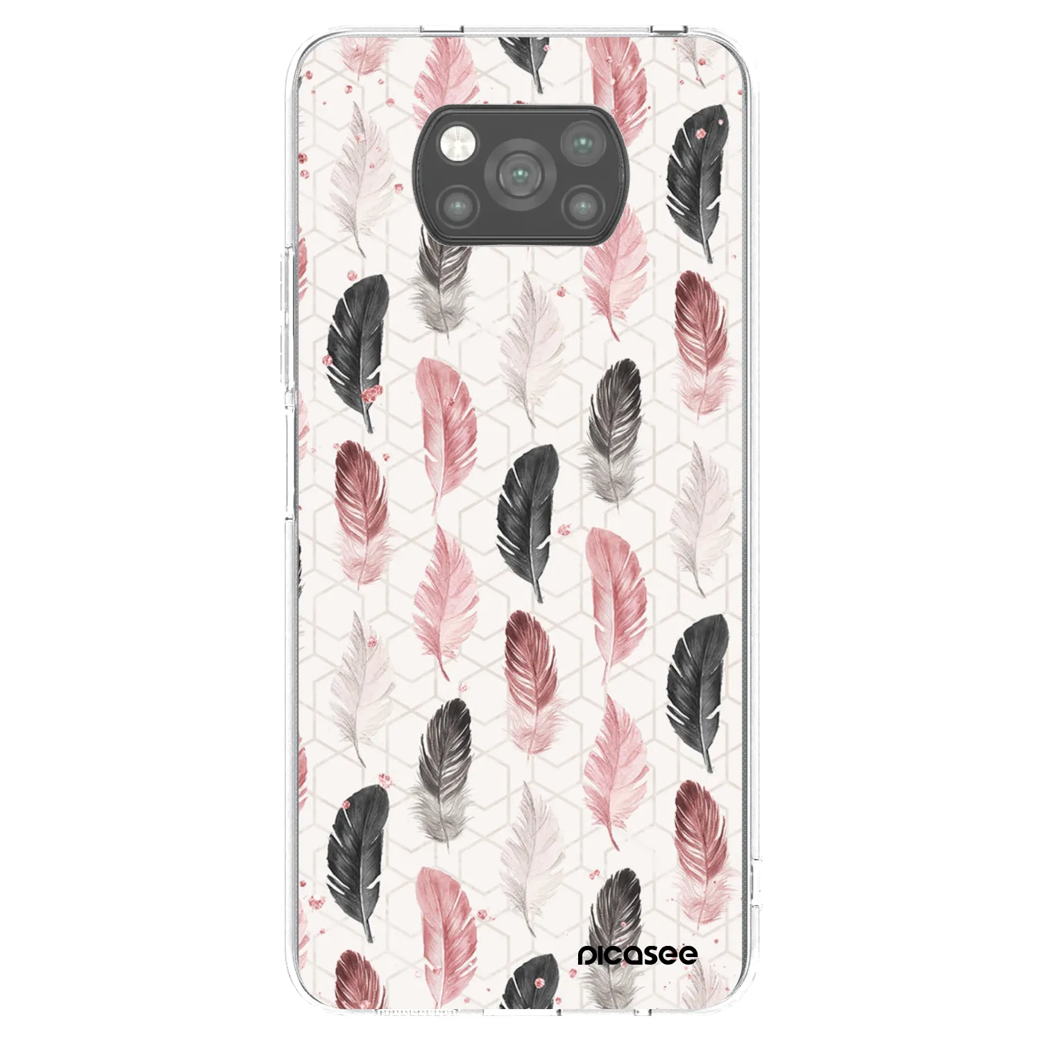Picasee silikonowe czarne etui na Xiaomi Poco X3 - Feder 2