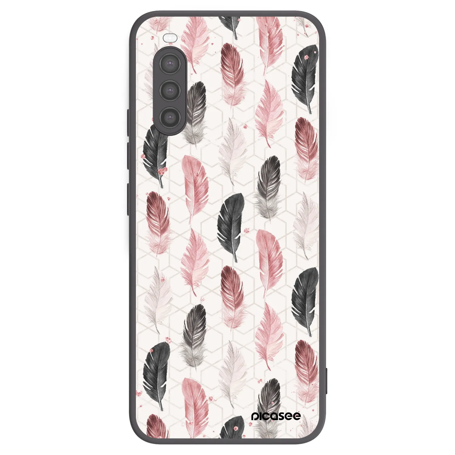 Picasee silikonowe czarne etui na Sony Xperia 10 II - Feder 2