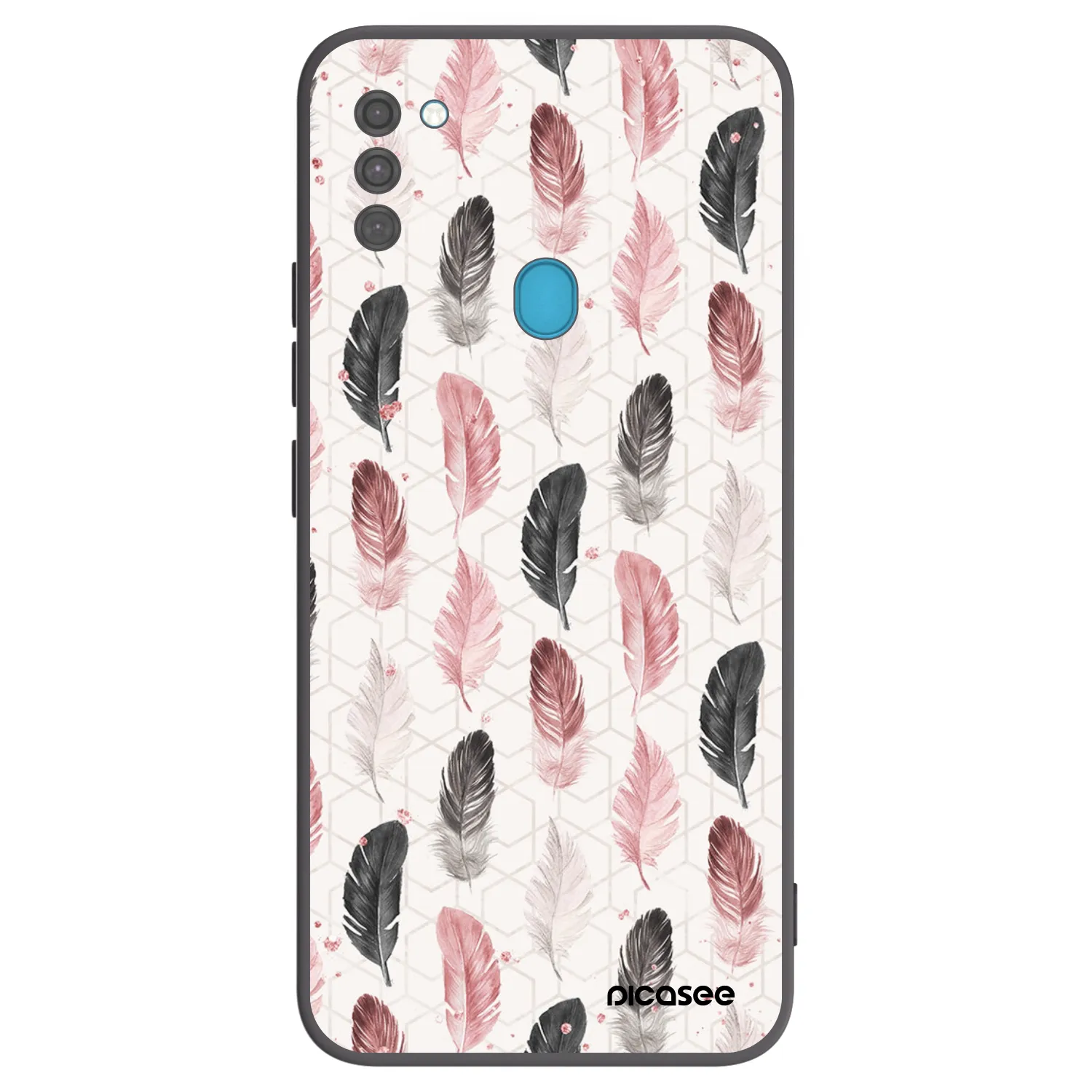 Picasee silikonowe czarne etui na Samsung Galaxy M11 - Feder 2