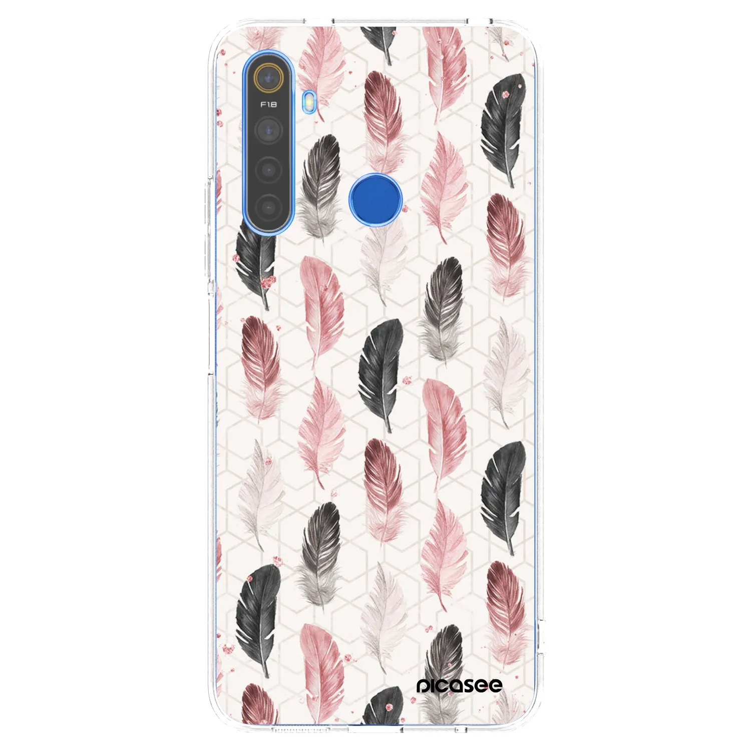 Picasee silikonowe przeźroczyste etui na Realme 5 - Feder 2