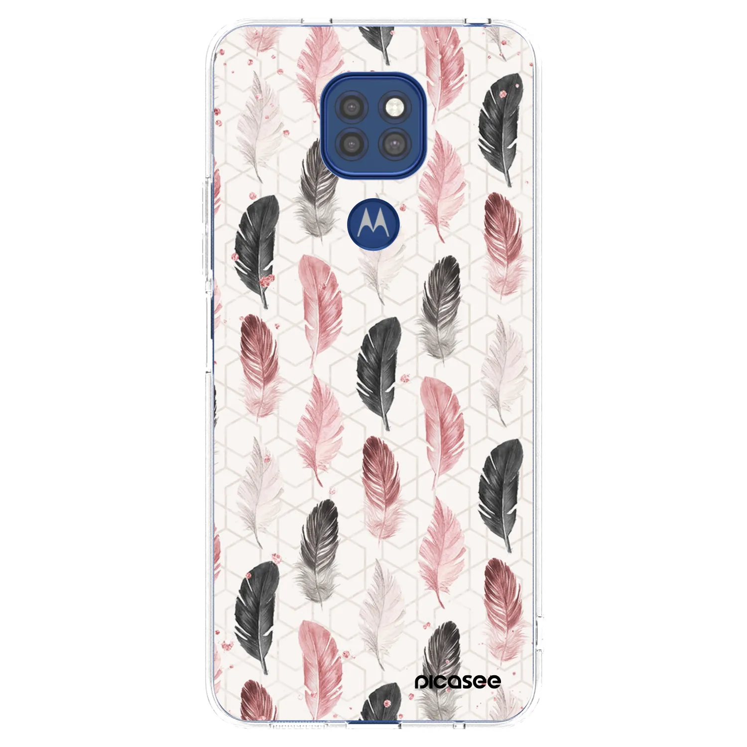 Picasee silikonowe przeźroczyste etui na Motorola Moto G9 Play - Feder 2
