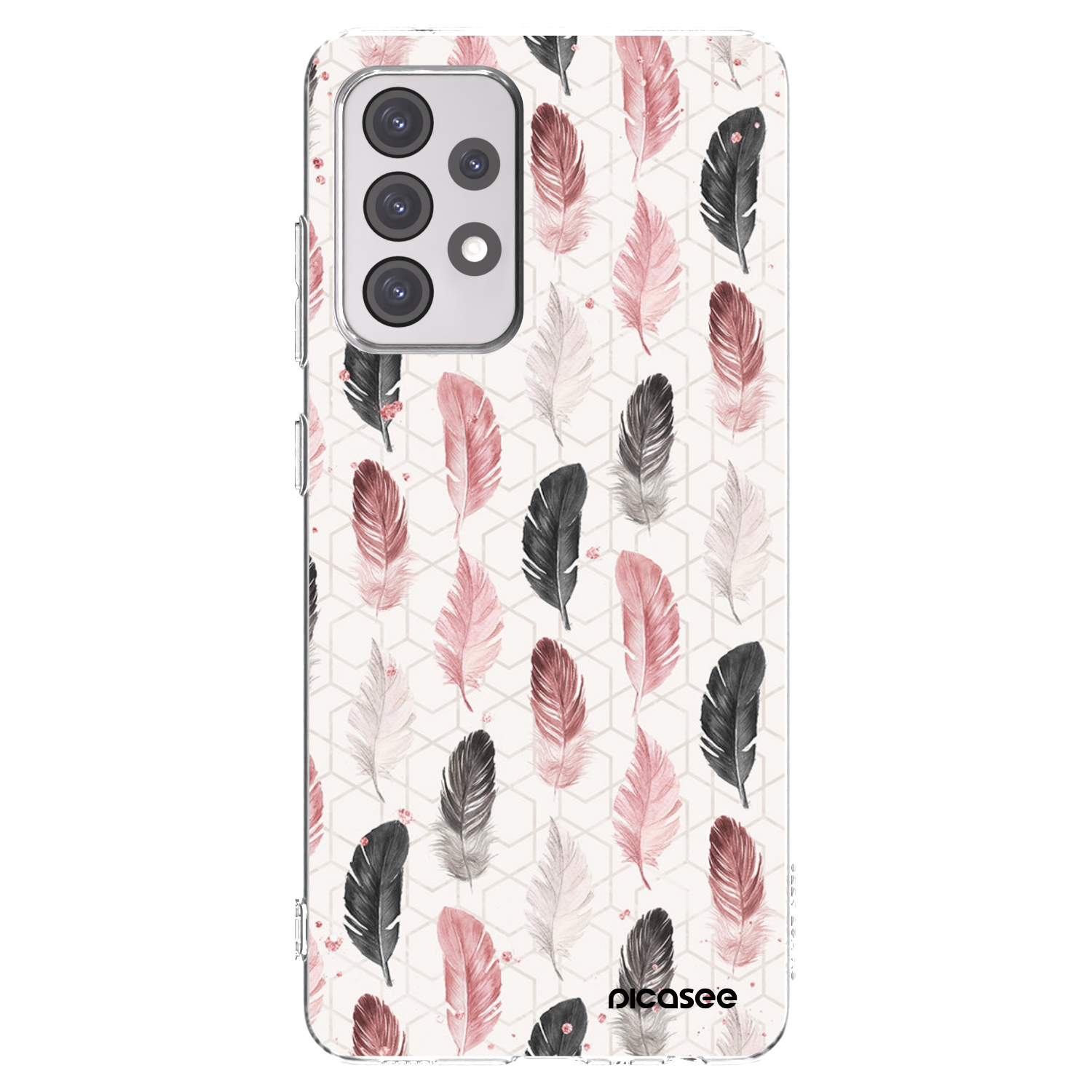 Picasee silikonowe przeźroczyste etui na Samsung Galaxy A52 5G A525F - Feder 2