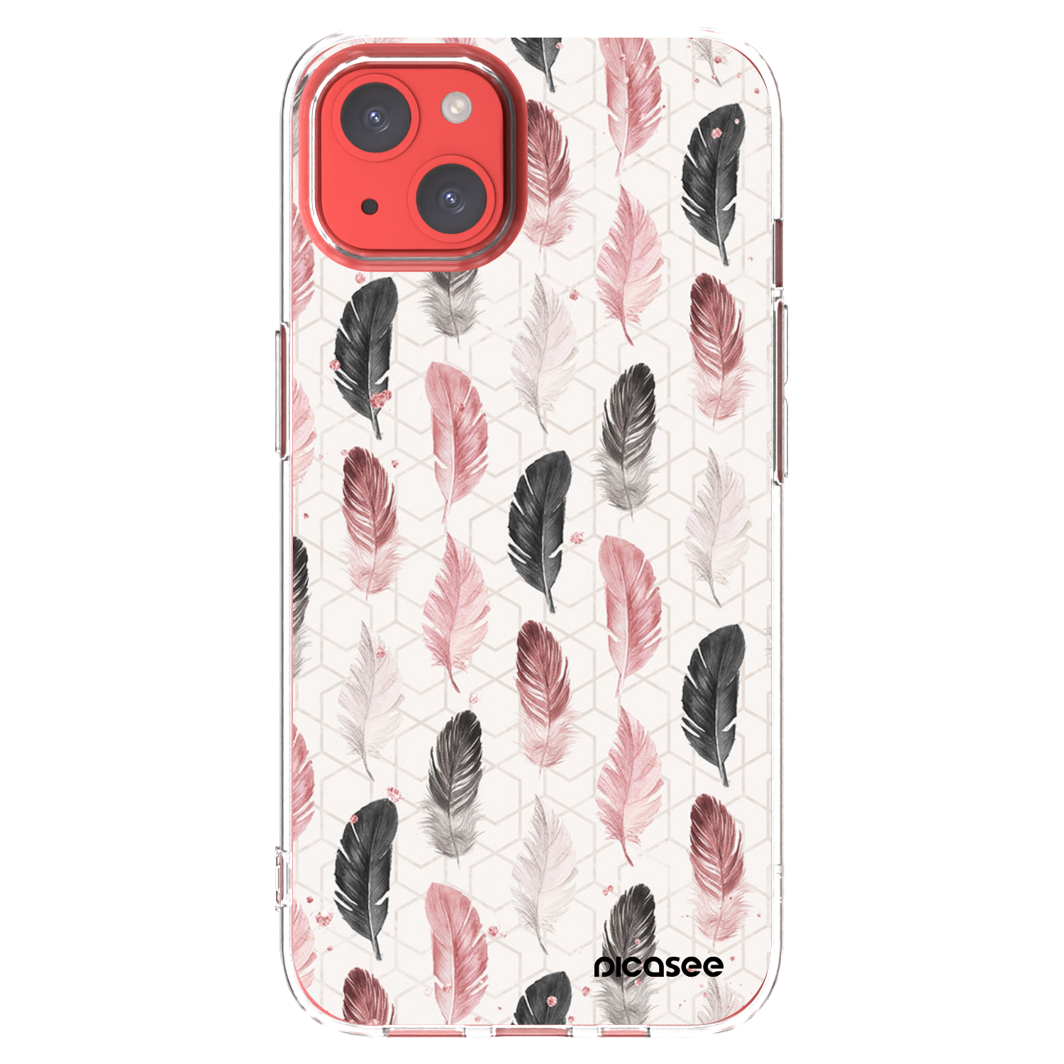 Picasee silikonowe przeźroczyste etui na Apple iPhone 13 - Feder 2