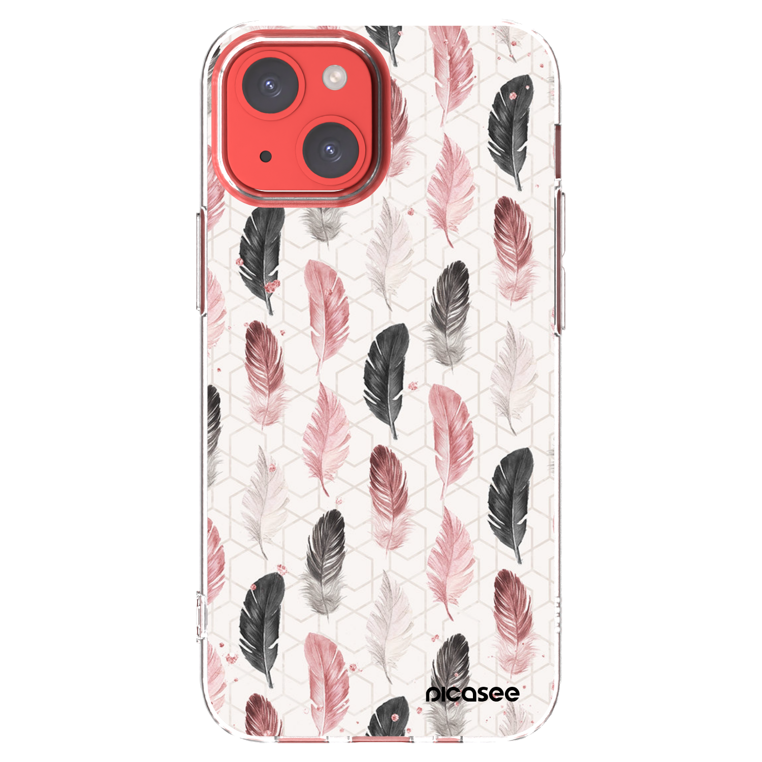 Picasee silikonowe przeźroczyste etui na Apple iPhone 13 mini - Feder 2