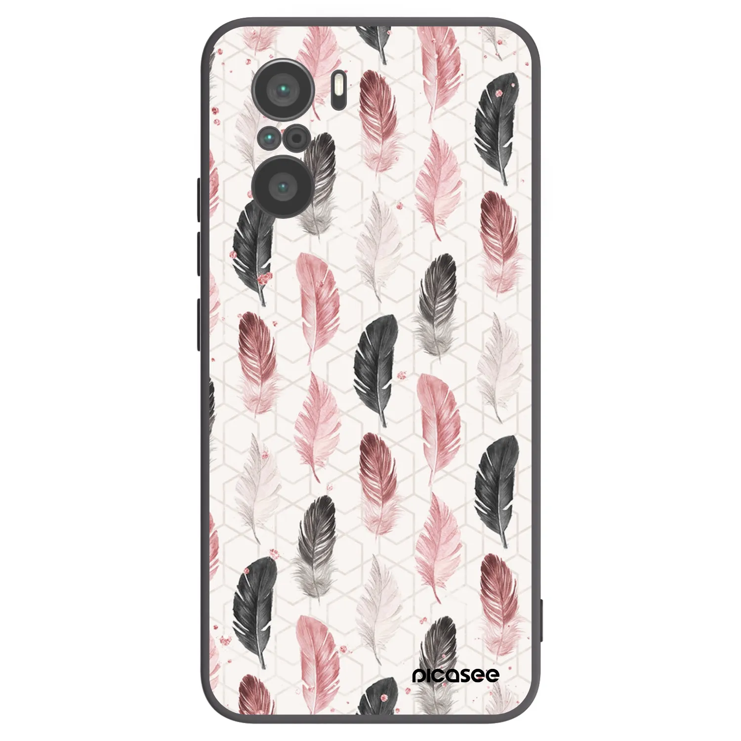Picasee silikonowe czarne etui na Xiaomi Poco F3 - Feder 2