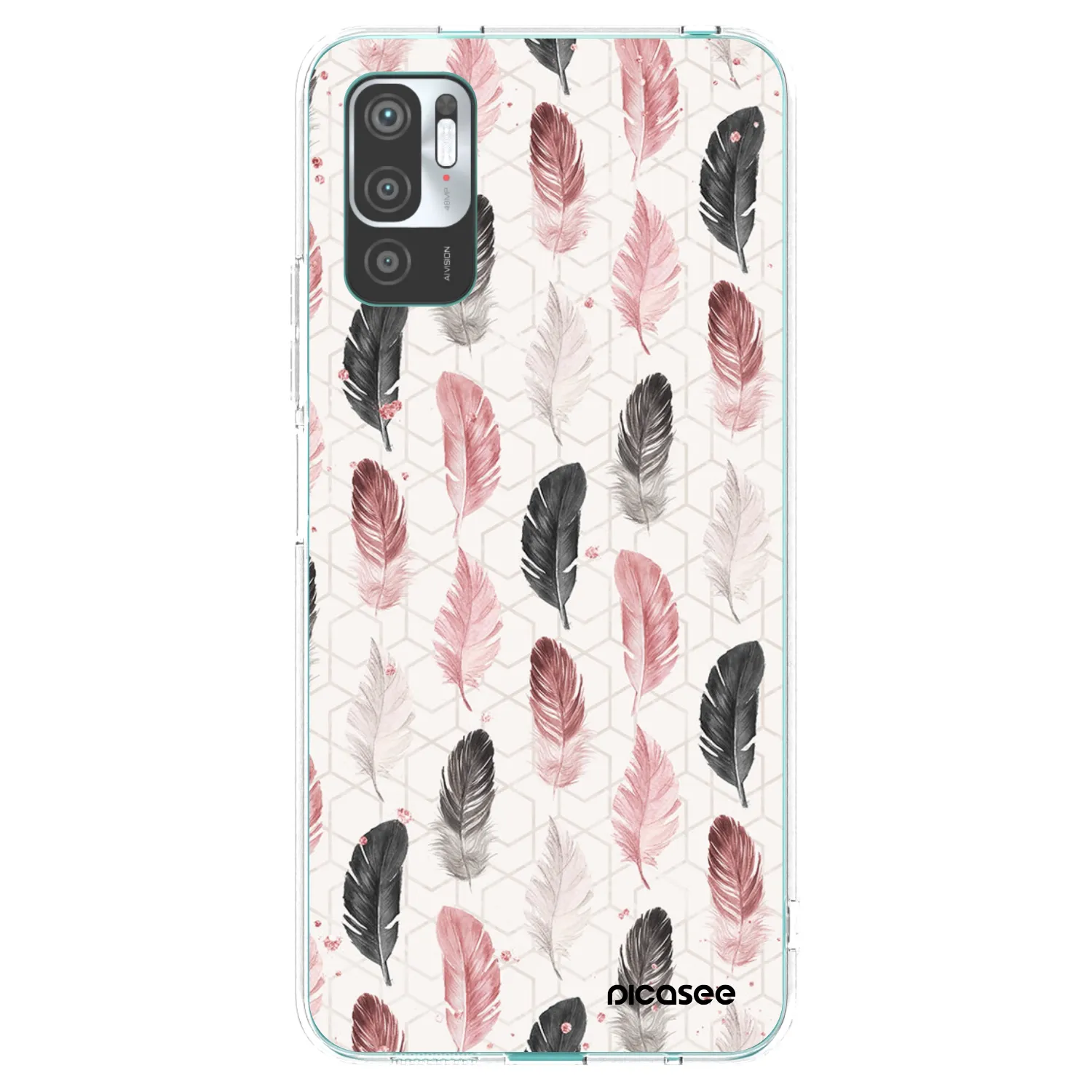 Picasee silikonowe przeźroczyste etui na Xiaomi Redmi Note 10 5G - Feder 2