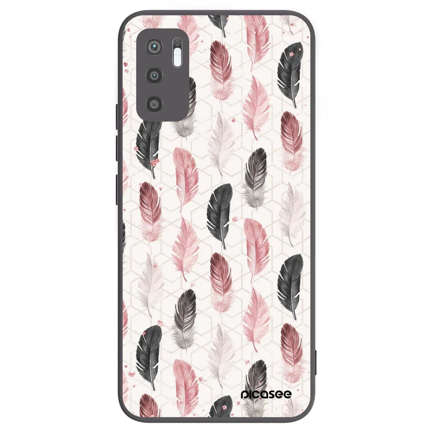 Picasee silikonowe czarne etui na Xiaomi Redmi Note 10 5G - Feder 2