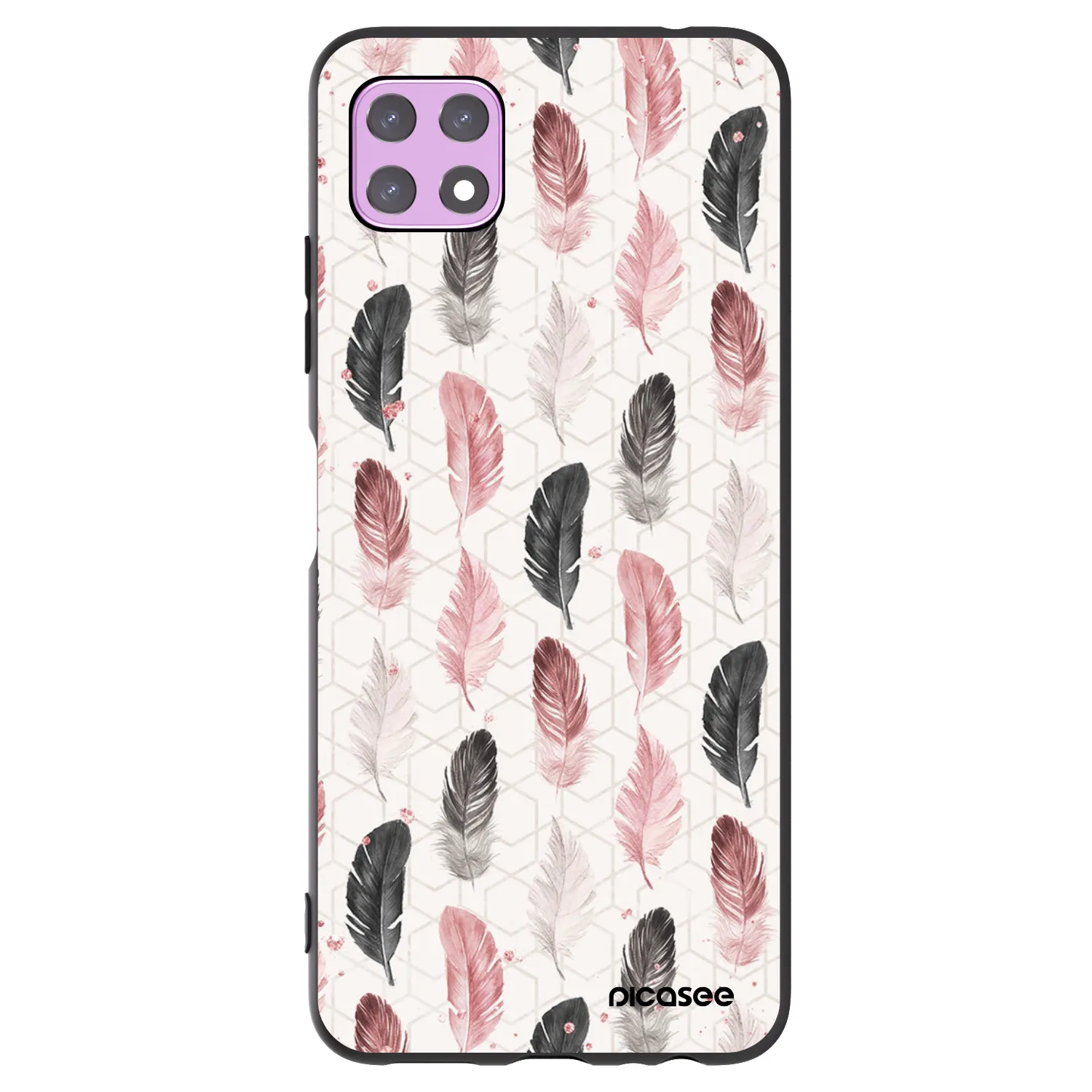 Picasee silikonowe czarne etui na Samsung Galaxy A22 A226B 5G - Feder 2