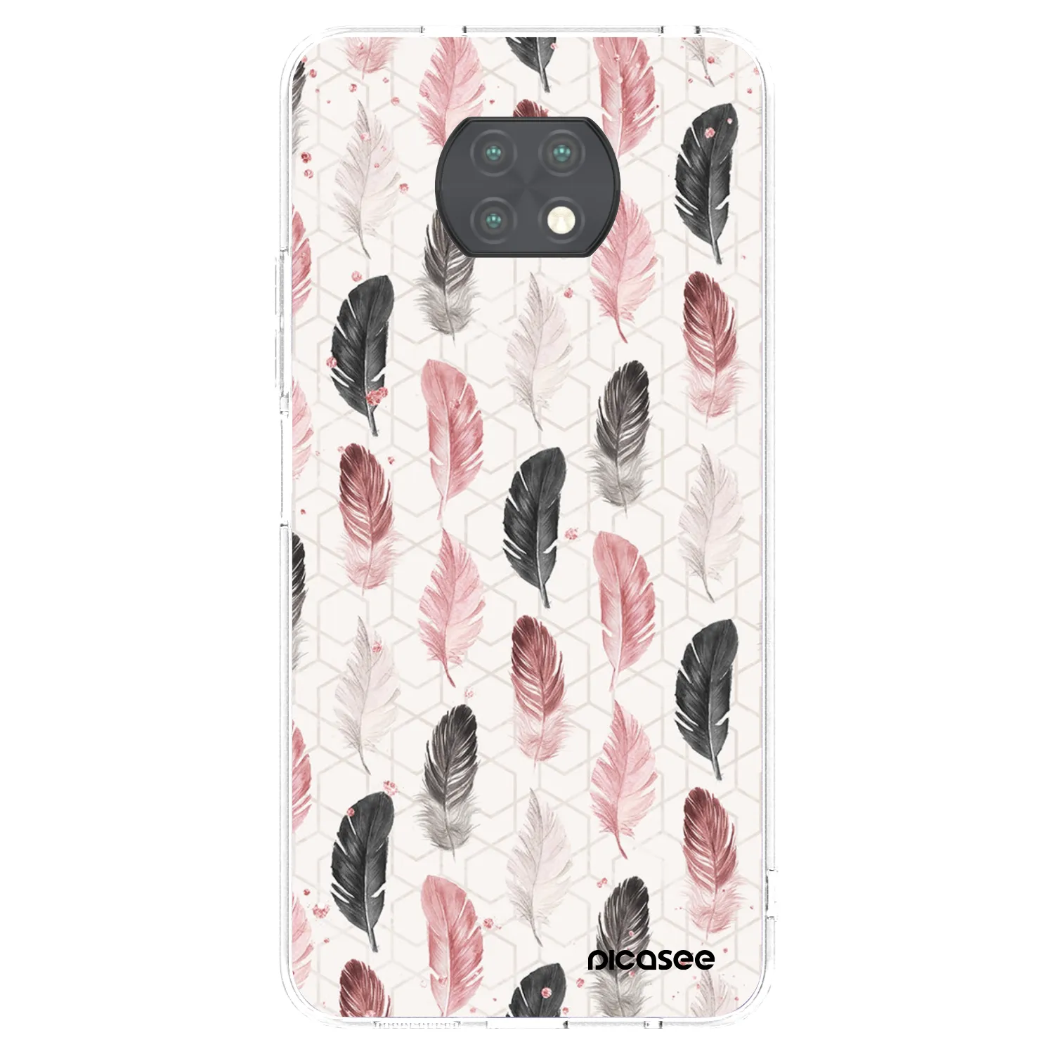 Picasee silikonowe przeźroczyste etui na Xiaomi Redmi Note 9T - Feder 2