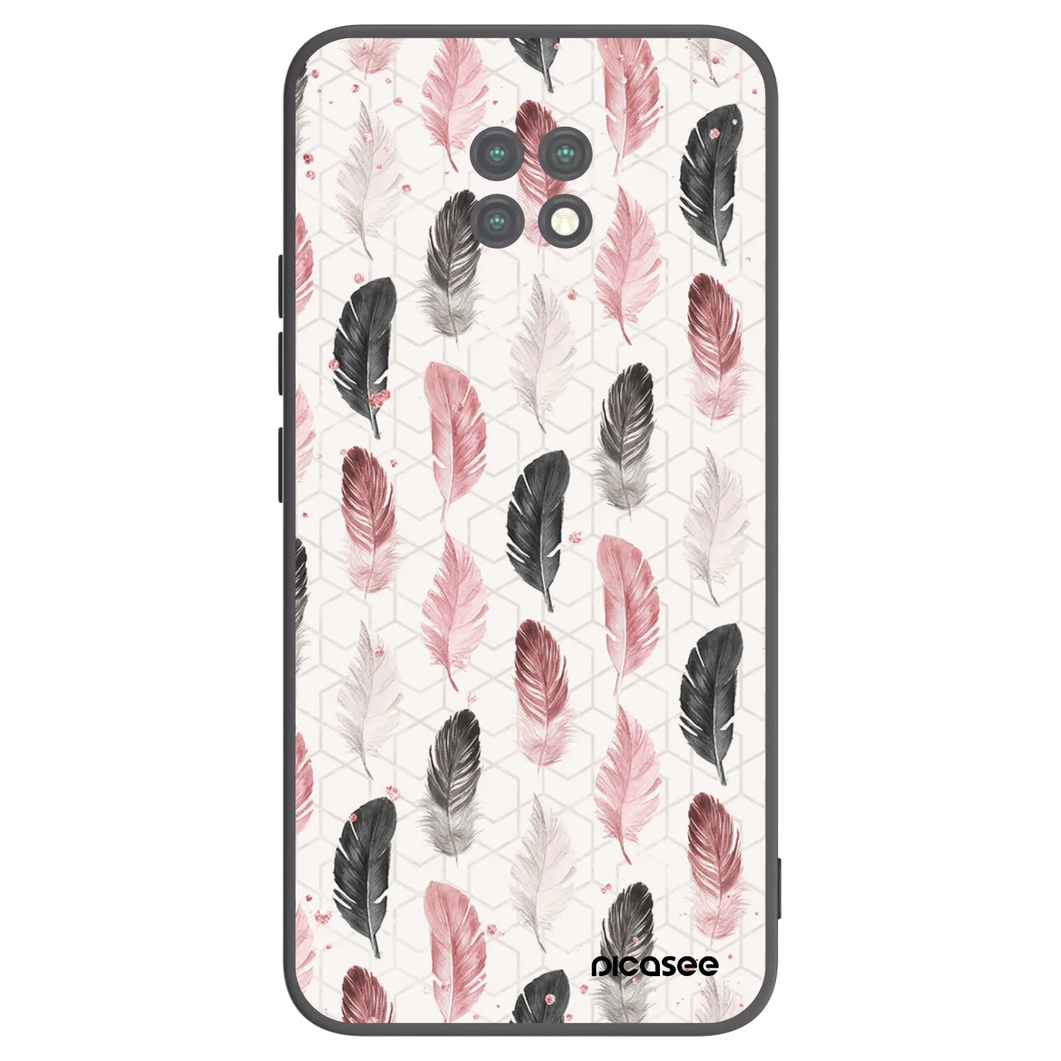 Picasee silikonowe czarne etui na Xiaomi Redmi Note 9T - Feder 2