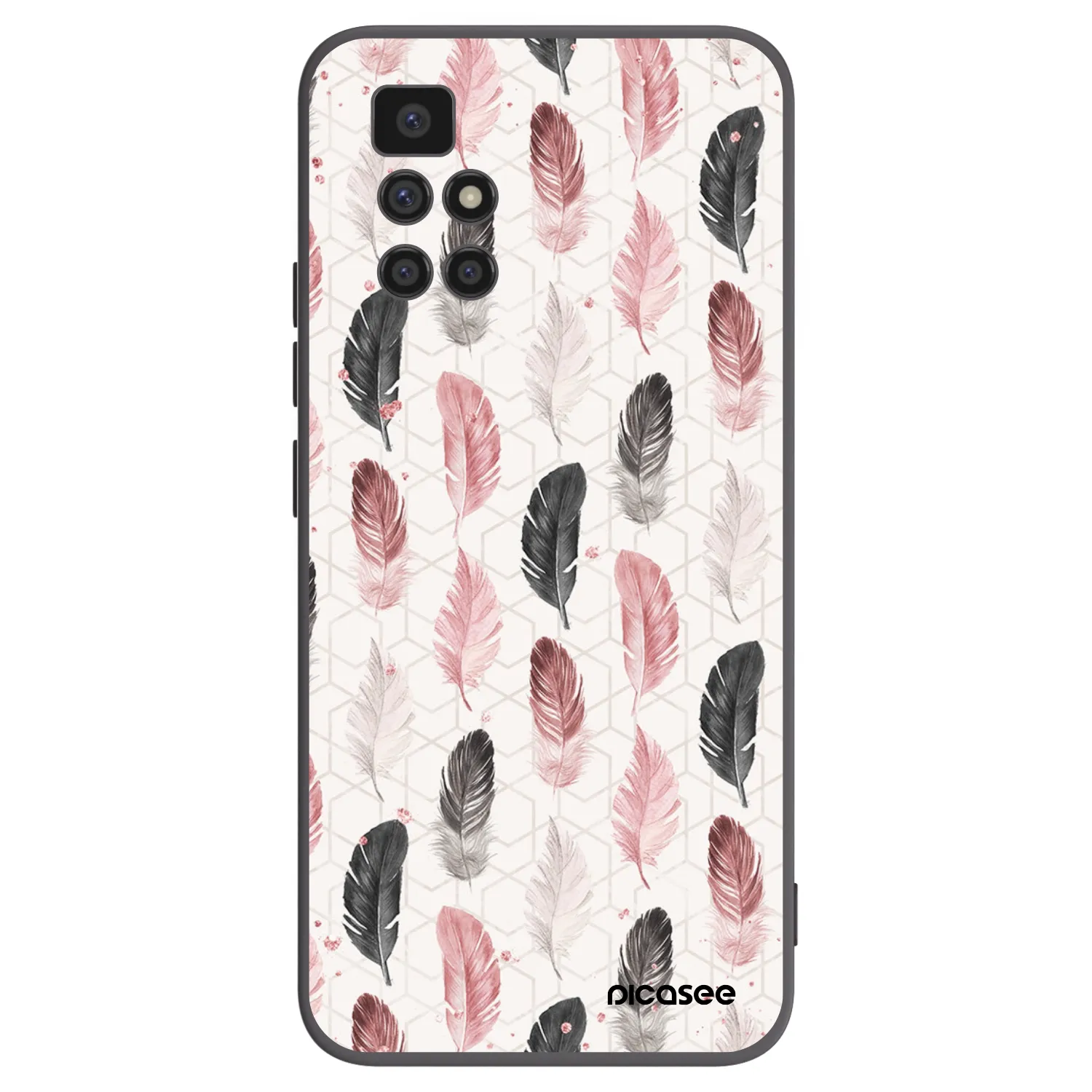 Picasee silikonowe czarne etui na Xiaomi Redmi 10 - Feder 2