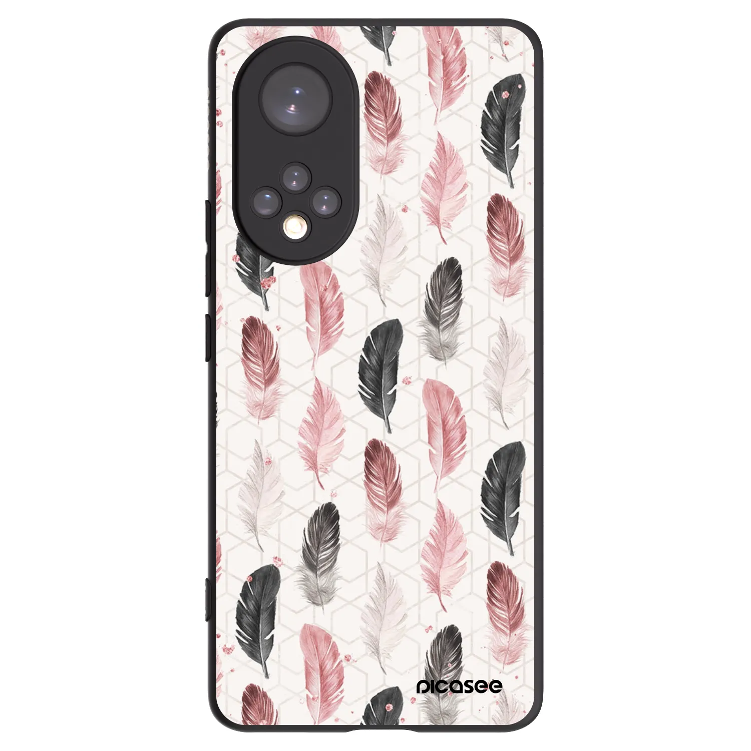Picasee silikonowe czarne etui na Honor 50 5G - Feder 2
