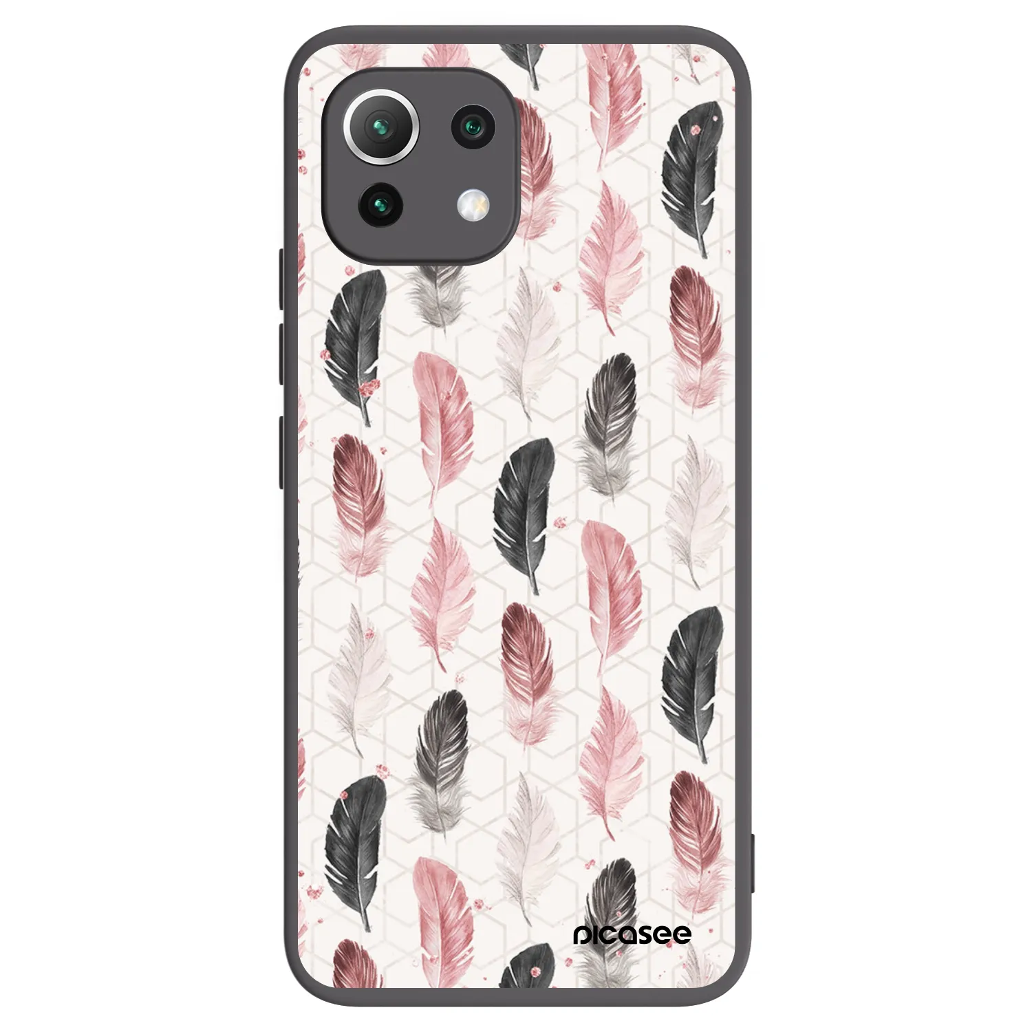 Picasee silikonowe czarne etui na Xiaomi 11 Lite 5G NE - Feder 2