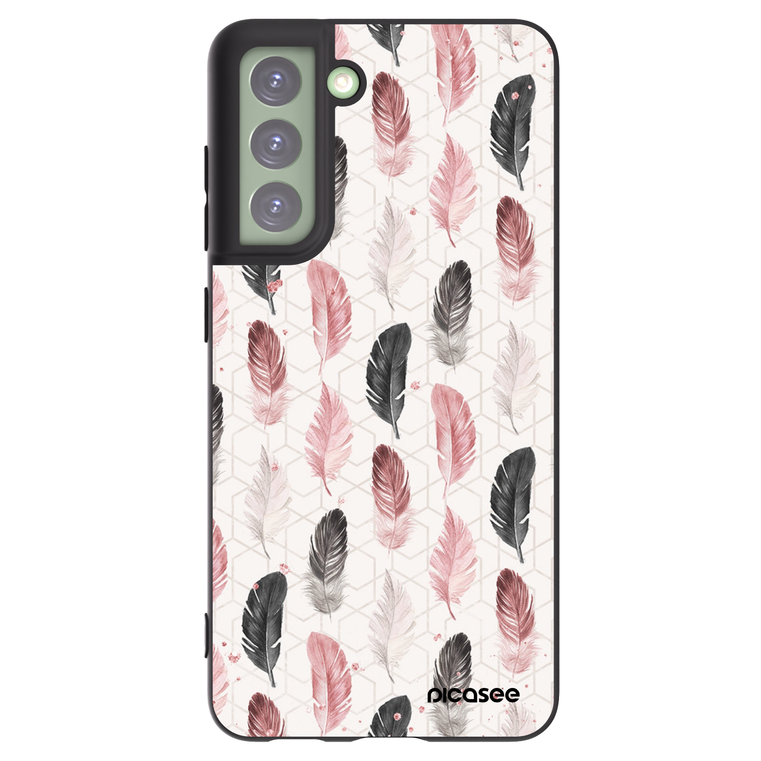 Picasee silikonowe czarne etui na Samsung Galaxy S21 FE 5G - Feder 2