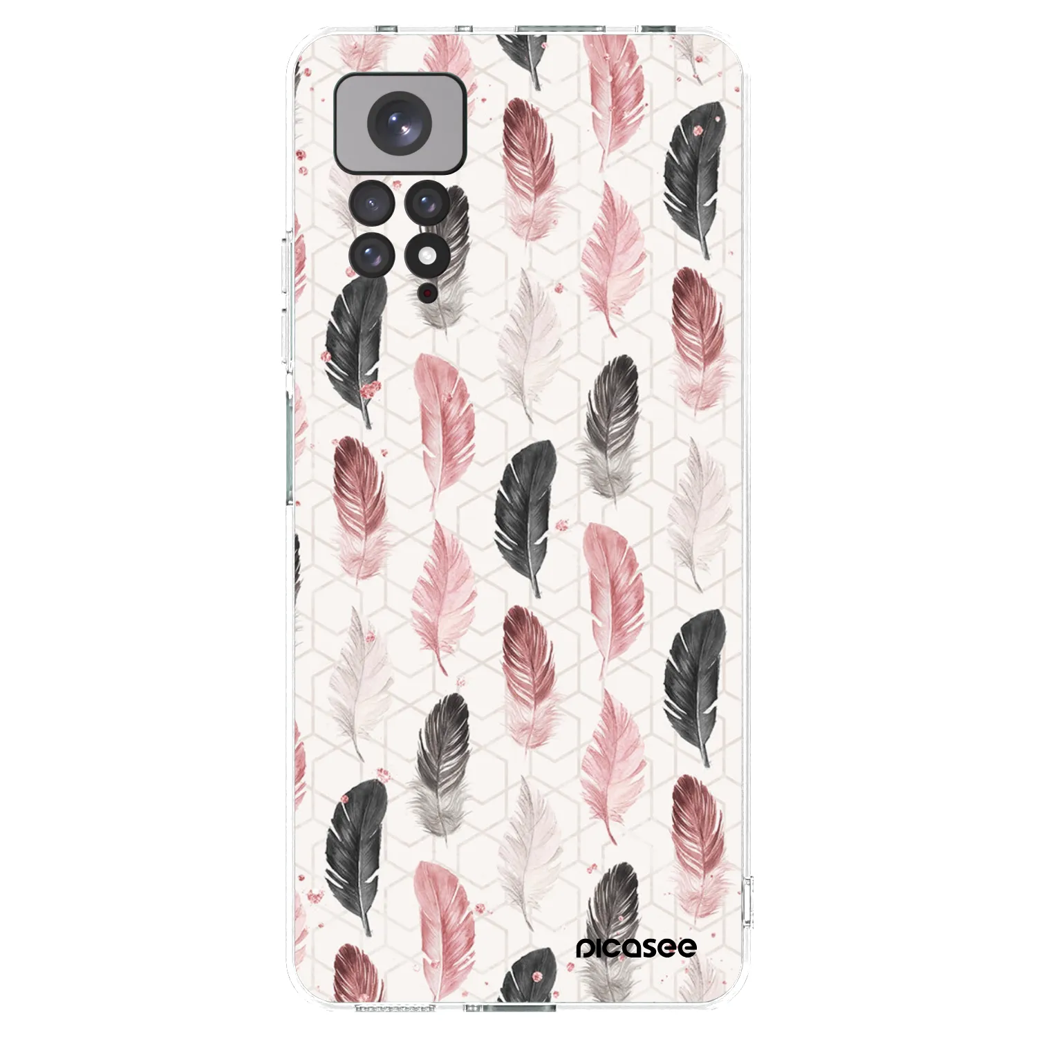 Picasee silikonowe przeźroczyste etui na Xiaomi Redmi Note 11S 4G - Feder 2