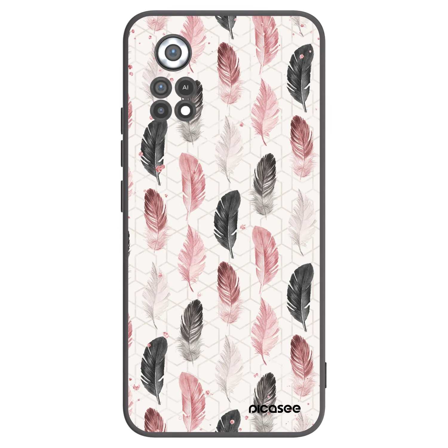 Picasee silikonowe czarne etui na Xiaomi Poco X4 Pro 5G - Feder 2