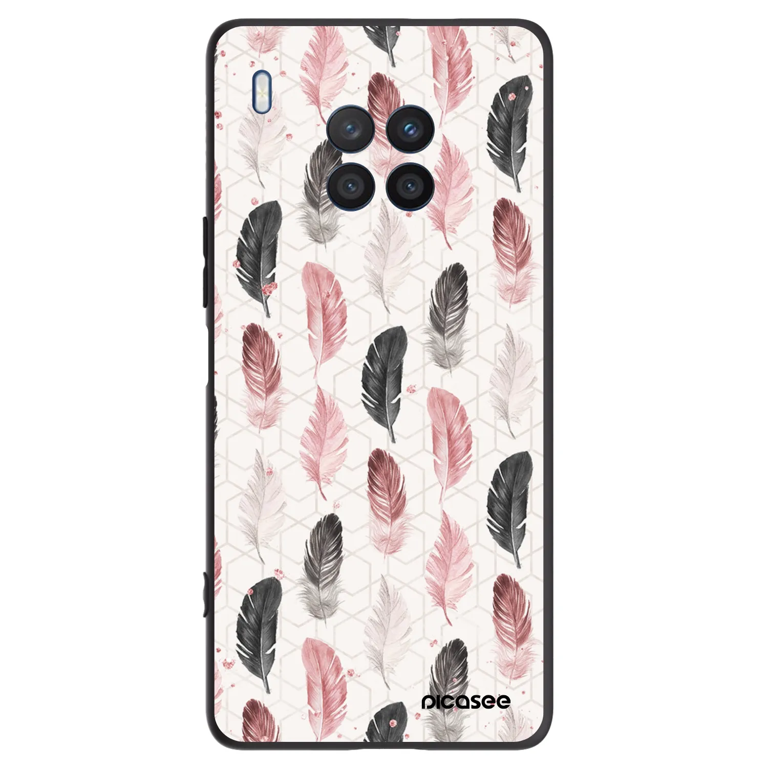 Picasee silikonowe czarne etui na Honor 50 Lite - Feder 2